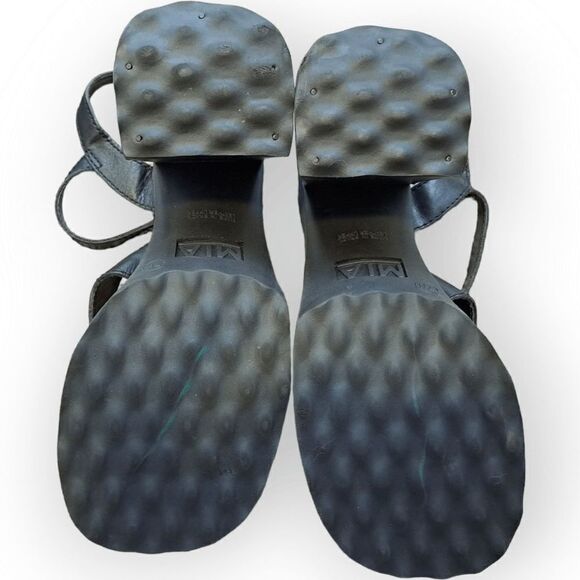 MIA Y2K Chunky Strappy Mall Goth Heels size 7 Medium - Picture 4 of 5